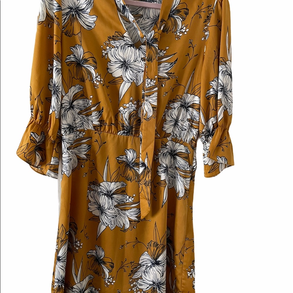 Printed full sleeves dress. Almost new.